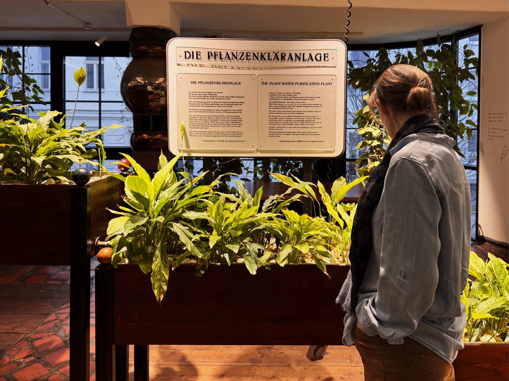 Pflanzen Kläranlage von Hundertwasser